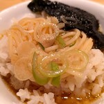 つじ田 - 料理写真:ミニラーメン丼（笑）