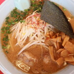 ラーメン 山岡家 - 料理写真:豚バラなんこつラーメン＋広州メンマ