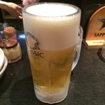 Hokkaidou Shabushabu Pokke - 【2014年08月】生ビール(^^♪