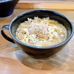 えびそば 緋彩 - 小エビのチーズリゾット