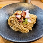えびそば 緋彩 - 追いそば　ポルチーニ