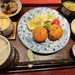 日本料理 まめ福 - コロッケ定食
