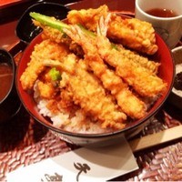 てんぷら銀座天亭 - 天丼のアップ♡