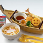 おこさま天ぷらセット うどん