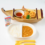 おこさま天ぷら カレーセット