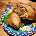 かこも - 海老と筍の揚げ春巻き