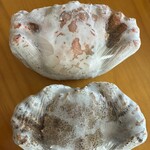 生簀の甲羅 - 毛蟹　８５０g超え　