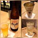 京橋 鮨 小料理 甲斐路 - アルコール