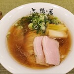 らーめん 鴨to葱 - ラーメン(上から)