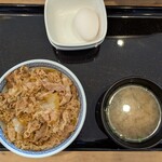 吉野家 - 料理写真:朝牛セット（並）￥552