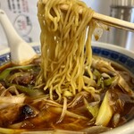 あさ利 - 麺リフト。
