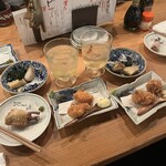 晩酌と晩御飯 ちょうつがひ - 