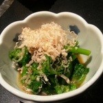 割鮮 吉在門 - 菜の花辛し和え