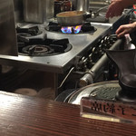 北地蔵 - とりのうま煮の仕上げです。