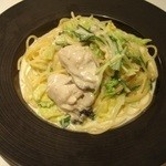 麺匠 パスタバカ一代 - 牡蠣のクリームパスタ