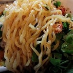 キブン、デ、、サチオ - 縮れ麺です@冷やし塩台湾