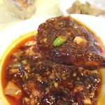 四川料理 桃源郷 - たっぷり食べたい派ランチ　１７８２円　四川麻婆豆腐　激辛のアップ　【　２０１３年３月　】