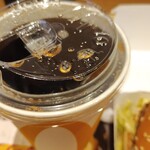 マクドナルド - コーラ氷なし
