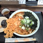 長命うどん千音寺店 - 料理写真:小う中かきあげわかめ