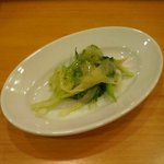 麺Dining セロリの花 - 吉祥寺"麺Diningセロリの花"ディナーセットの「小鉢」横景