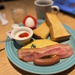 むさしの森珈琲 - 茹でたまごトッピング　