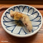江戸寿司 - イカの下足の天ぷら
