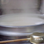 天庵 - 茹で釜・・・今まさに私の蕎麦が茹でられています…うー　待ちどうしい