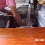 天庵 - たった今…my蕎麦が冷水に投入されました。