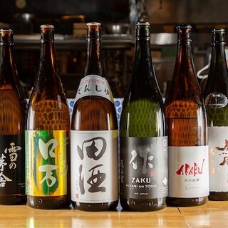 週替わりで楽しめる全国の日本酒。和食にぴったりの一杯をご提案