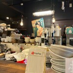 本陣餃子 - 店内