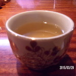 天庵 - 待ってる間に３杯お替り…