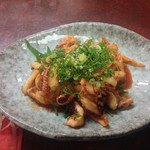 貴貴 - 剣先下足キムチ炒め
