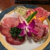 米沢牛炭火焼肉 上杉 - メインプレート