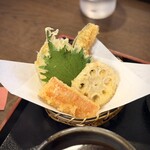 よしふじ - ■野菜天ぷら（5種） ¥320