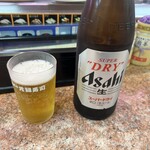 元禄寿司 - ドリンク写真:瓶ビール 中(アサヒスーパードライ)