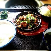焼肉の龍園 小倉本店 - 【ランチ】サイコロステーキ