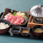 和食処 羽山 - 岩手県産短角牛しゃぶしゃぶ膳(2026年6月1日～2026年9月15日まで)