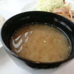 リゾートビュー大多喜 - ランチの竹の子味噌汁　2015.3 