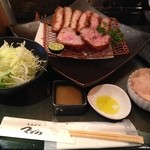 とんかつ マンジェ - 日向あじ豚＆特製ﾍﾚｶﾂ(定食)