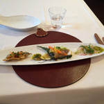 RISTORANTE REGA - 前菜三種盛り合わせ