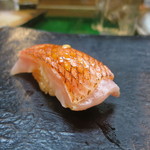 日本橋橘町　都寿司 - 金目鯛握り