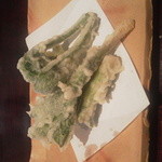 りょうりや 御旅屋 - 春の山菜　やはり蕗の薹は好きなやなぁ