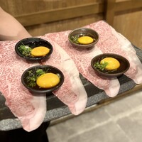 個室焼肉匠 - 驚愕の炙りユッケ