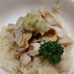 ぶんがらや - ミニ海南鶏飯５８０円。