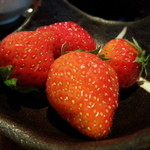 天ぷら小野 - 苺（本日のお昼膳）