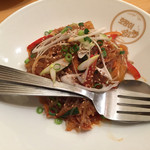 国産焼肉食べ放題コースのチャプチェ（赤）