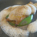 ル・ジュー・ドゥ・ラシエット  - 空豆とかアスパラとかのクレープ