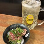 銀座屋  - 角ハイと牛タタキ