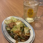 まぐろ・ふぐ・酒 〜大大阪〜 - 角ハイとスタミナ炒め