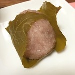 叶匠寿庵 - 大きめの桜餅( ˆωˆ )